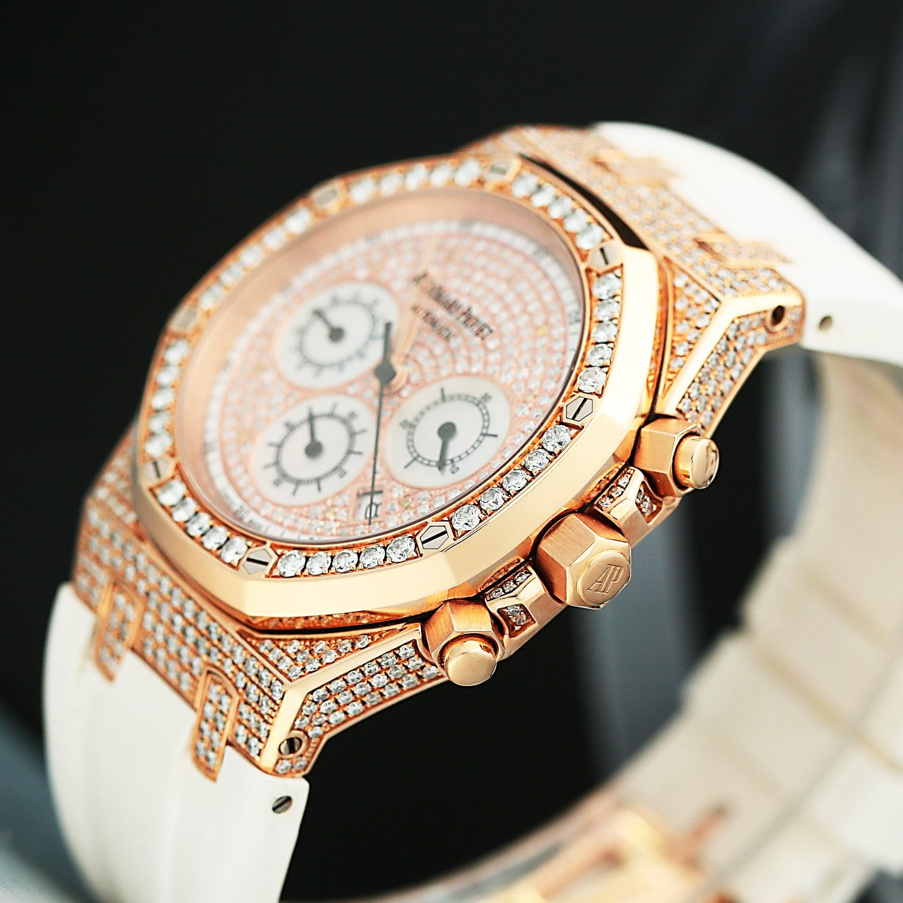 Audemars Piguet 26022OR After set diamonds Watch Only