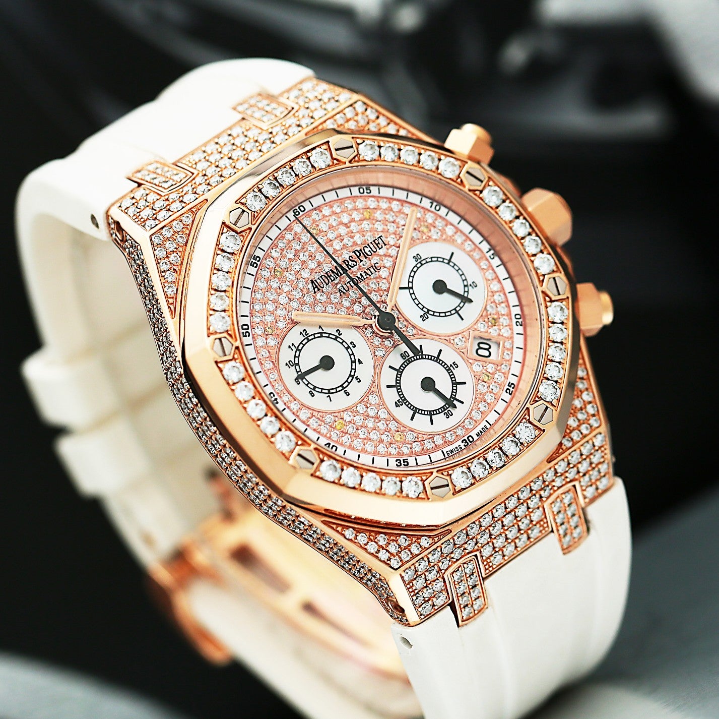 Audemars Piguet 26022OR After set diamonds Watch Only